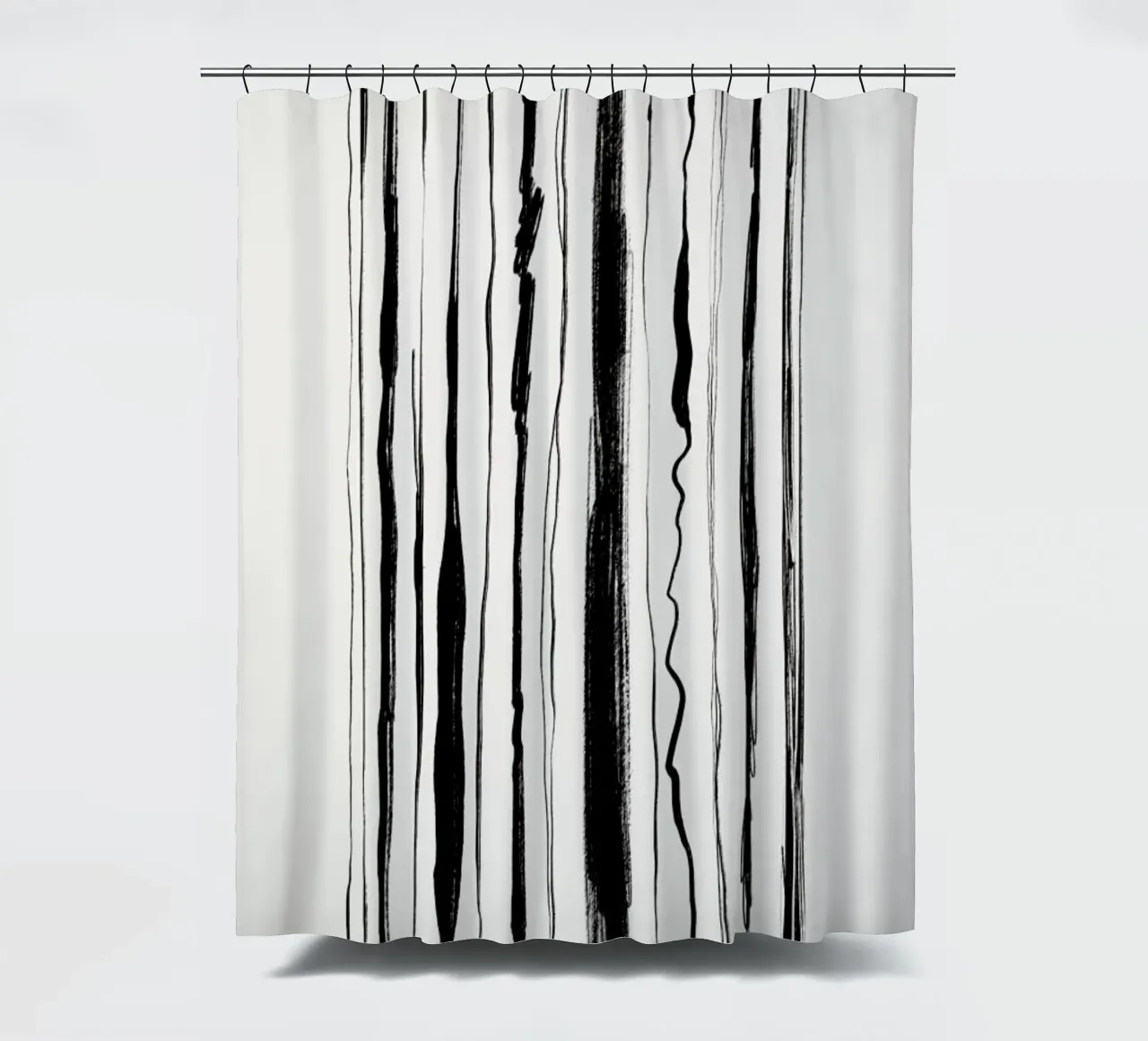 Abstraction 2 Duschvorhang von Graphite