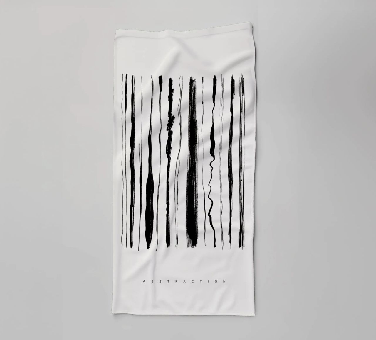 Abstraction 2 asciugamano da bagno da Graphite