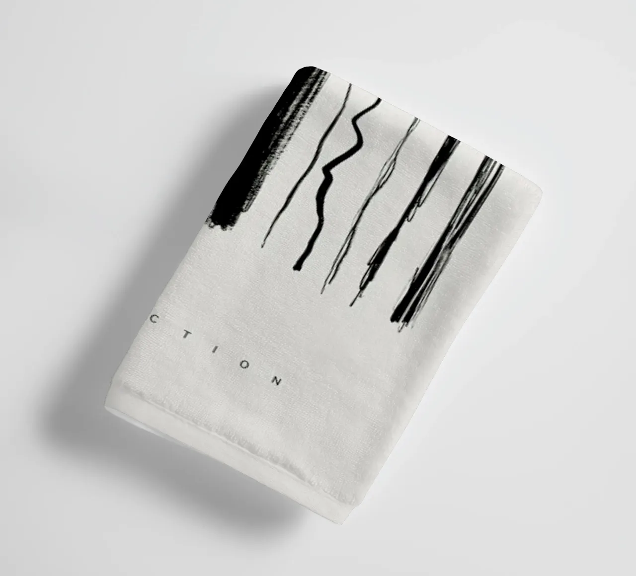 Abstraction 2 asciugamano da bagno da Graphite