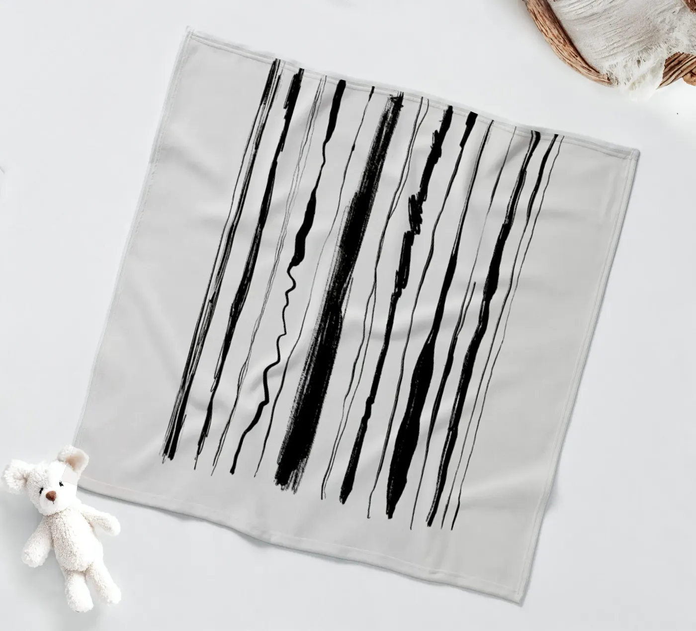 Abstraction 2 fleecedeken van Graphite