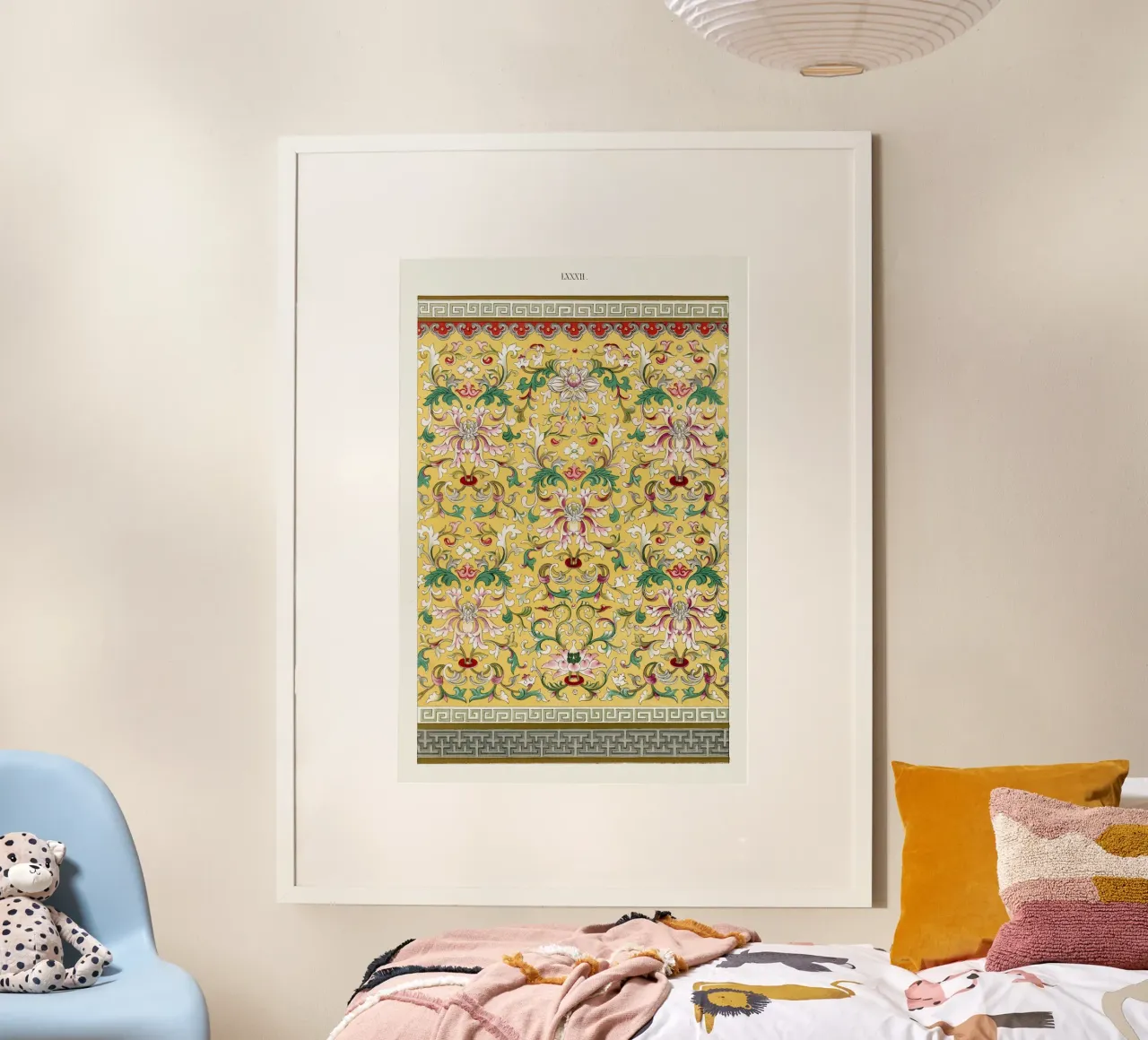 Owen Jones - Ornamento botanico cinese giallo vibrante poster da ClubArt