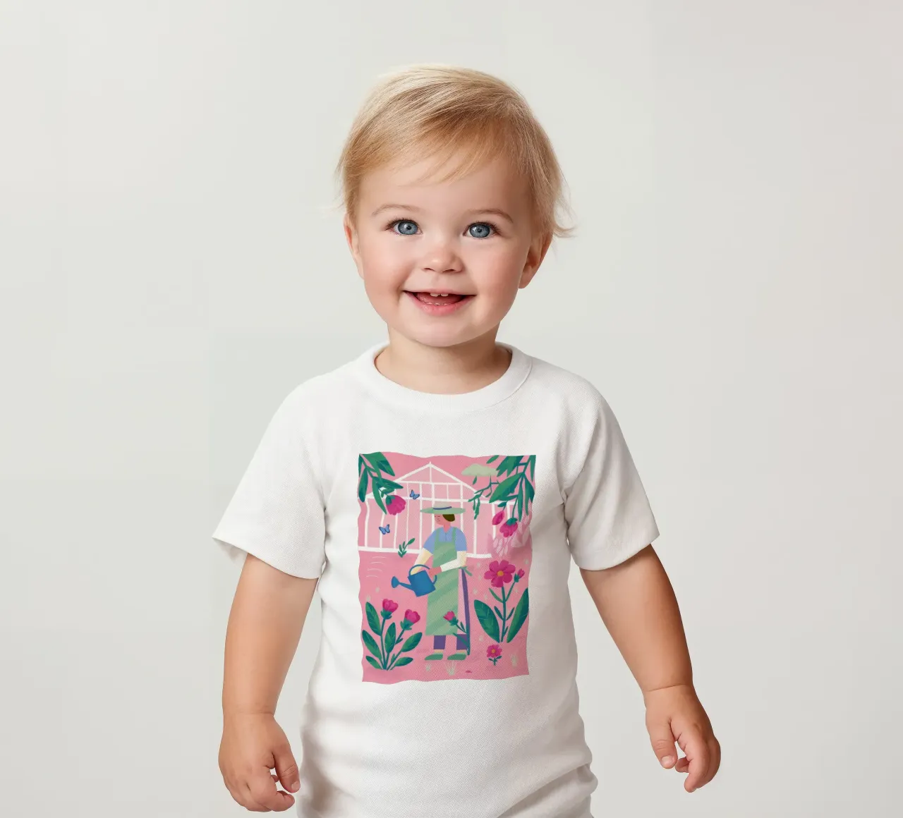 Greenhouse Bloom Day baby t-shirt by Arcane Shade