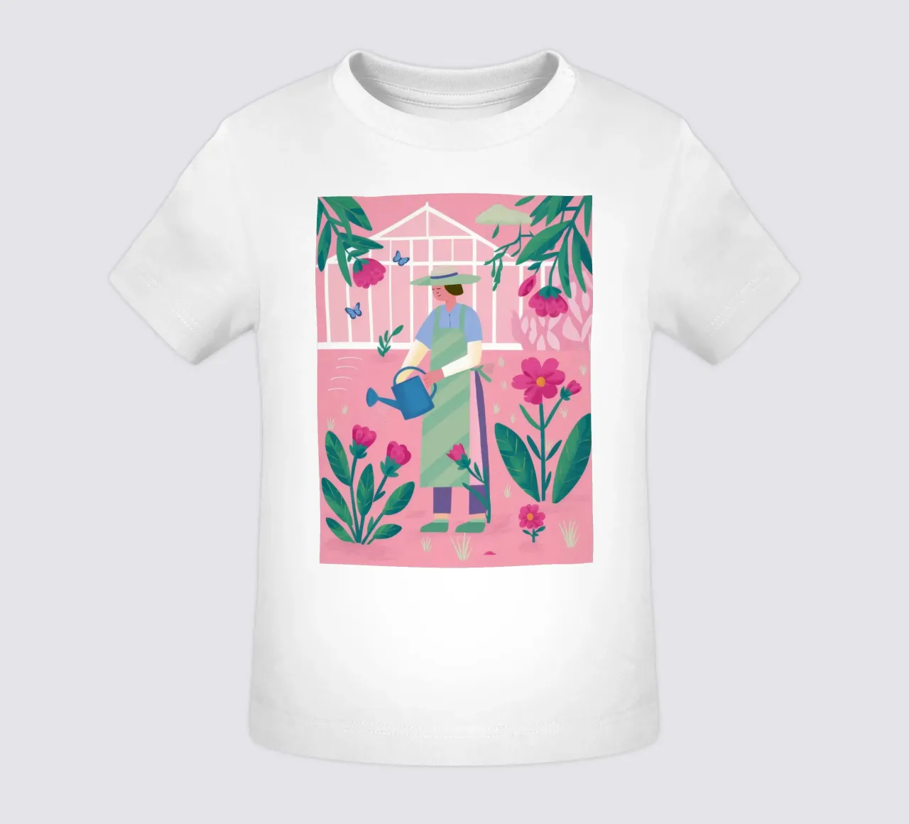 Greenhouse Bloom Day baby t-shirt by Arcane Shade