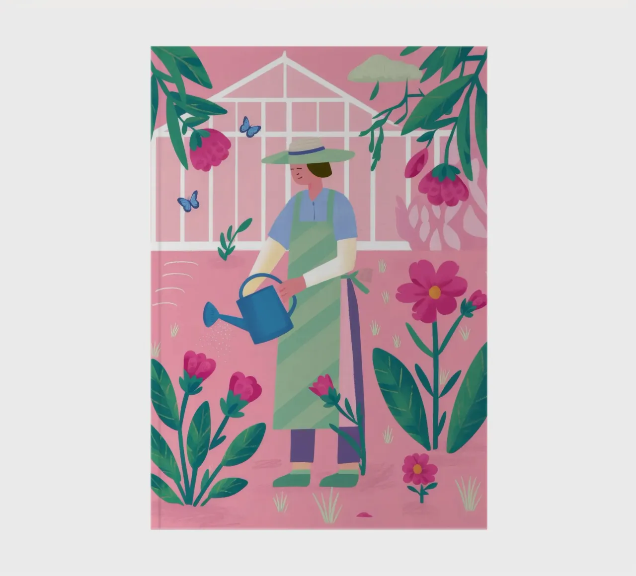 Greenhouse Bloom Day notebook by Arcane Shade