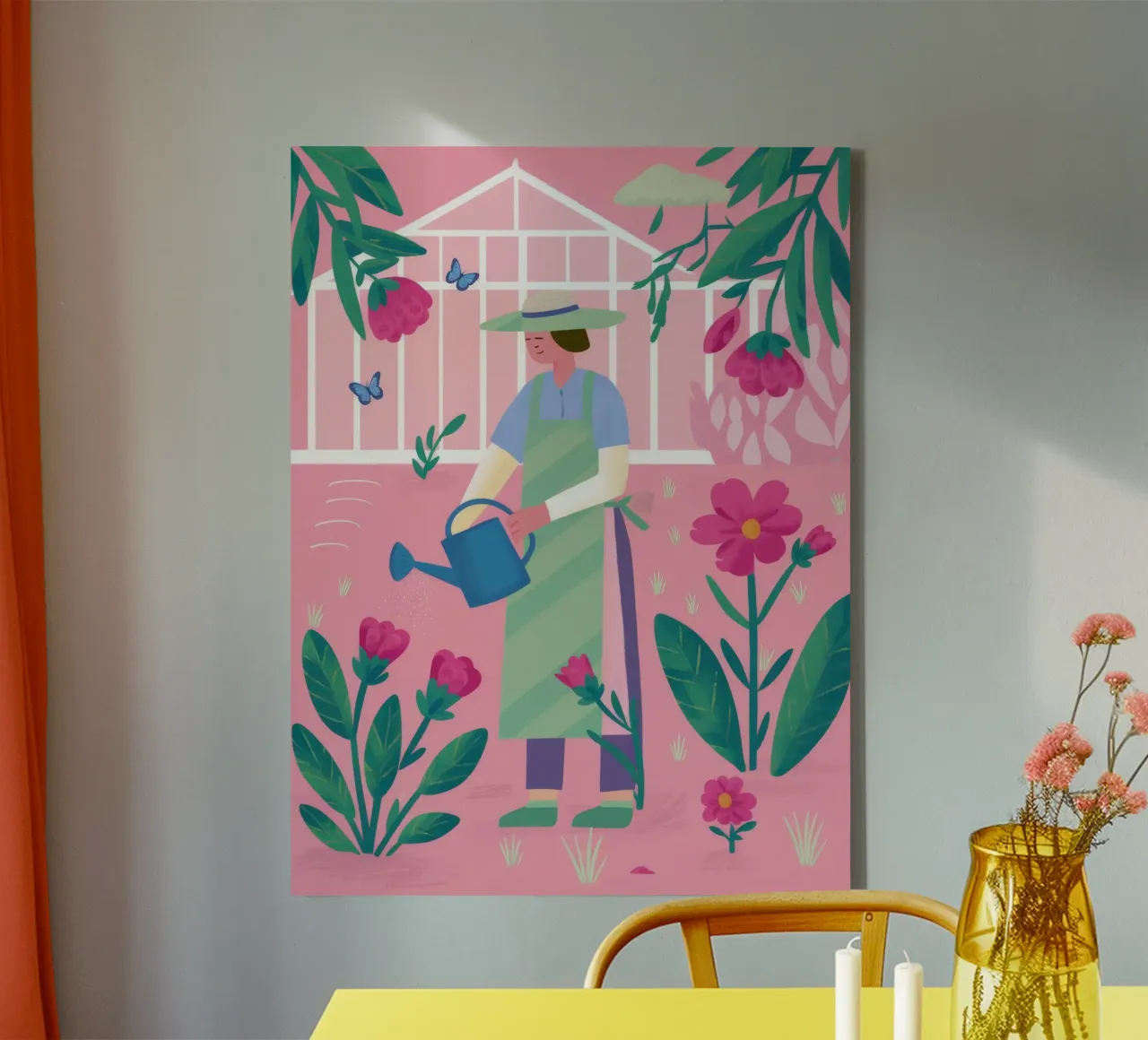 Greenhouse Bloom Day canvas by Arcane Shade
