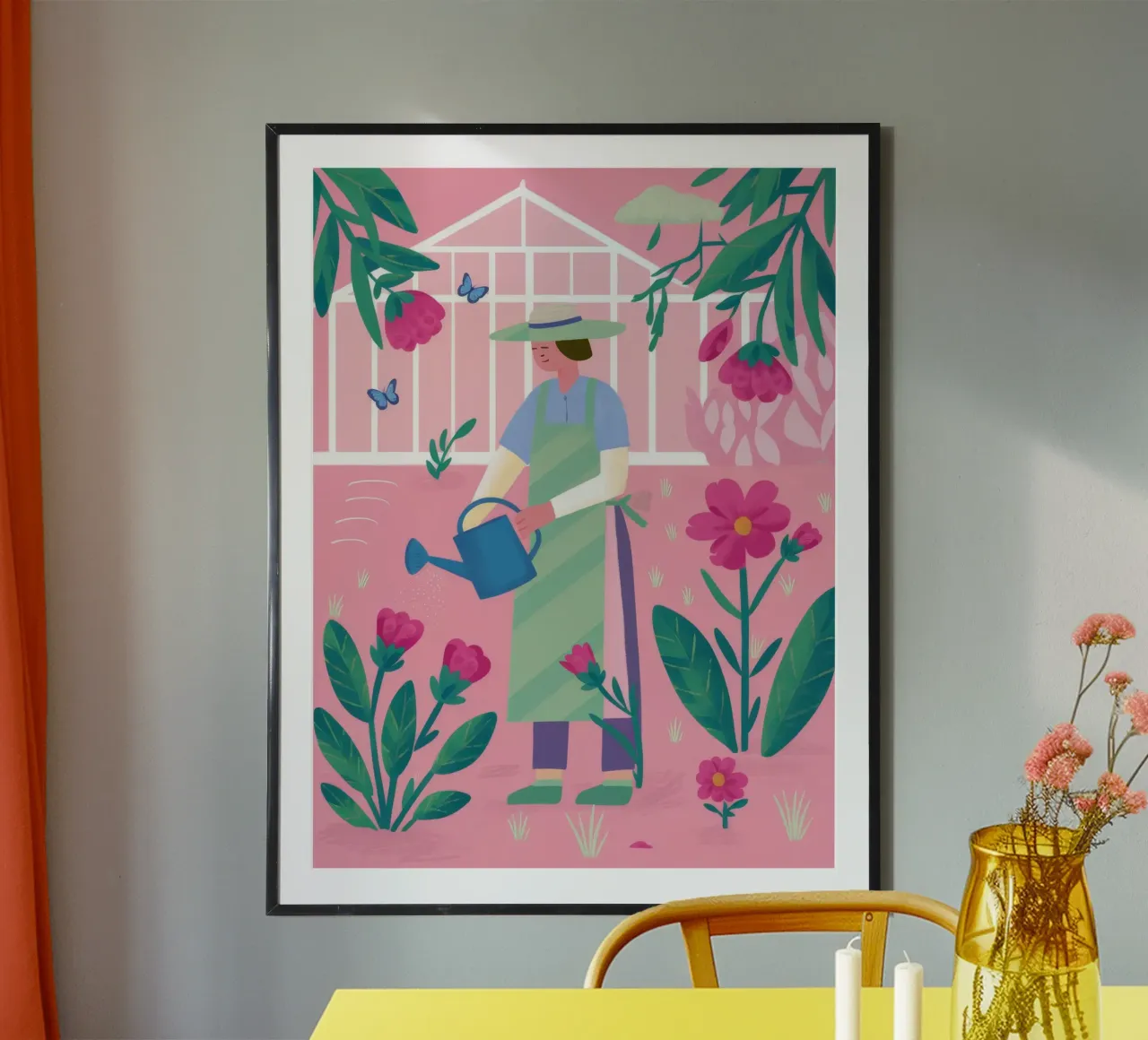 Greenhouse Bloom Day poster by Arcane Shade