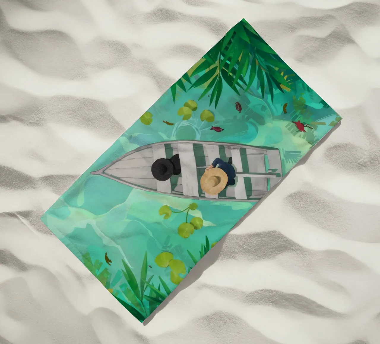 Pagaiare in paradiso telo mare da Arcane Shade