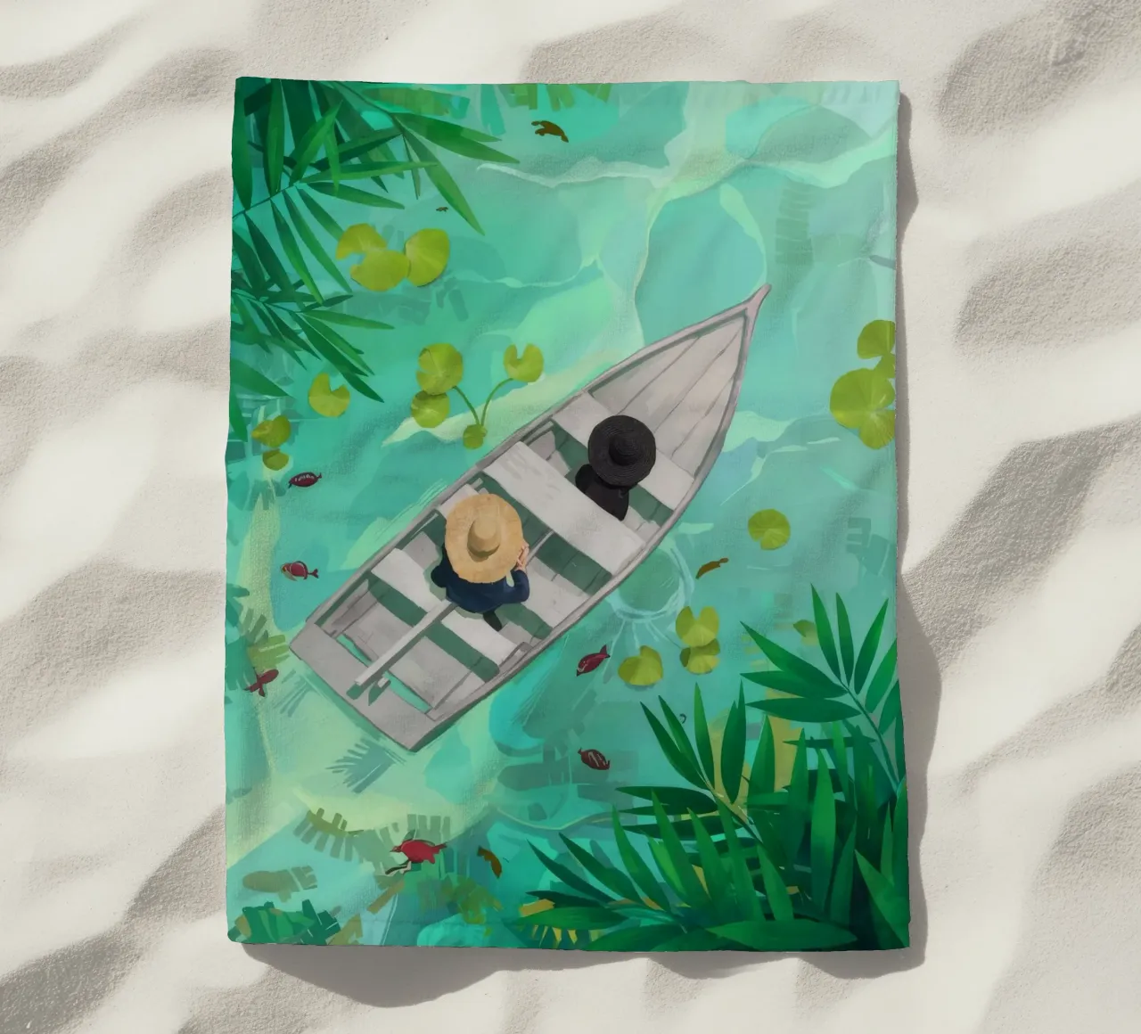 Pagaiare in paradiso telo mare da Arcane Shade