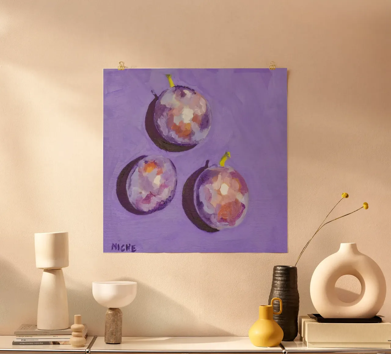 Plums poster by Miche Watkins