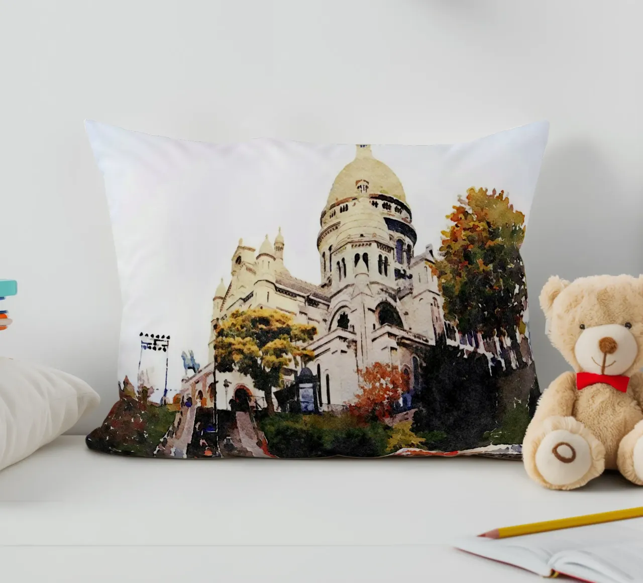 Paris decorative cushion by Massimo Frascogna