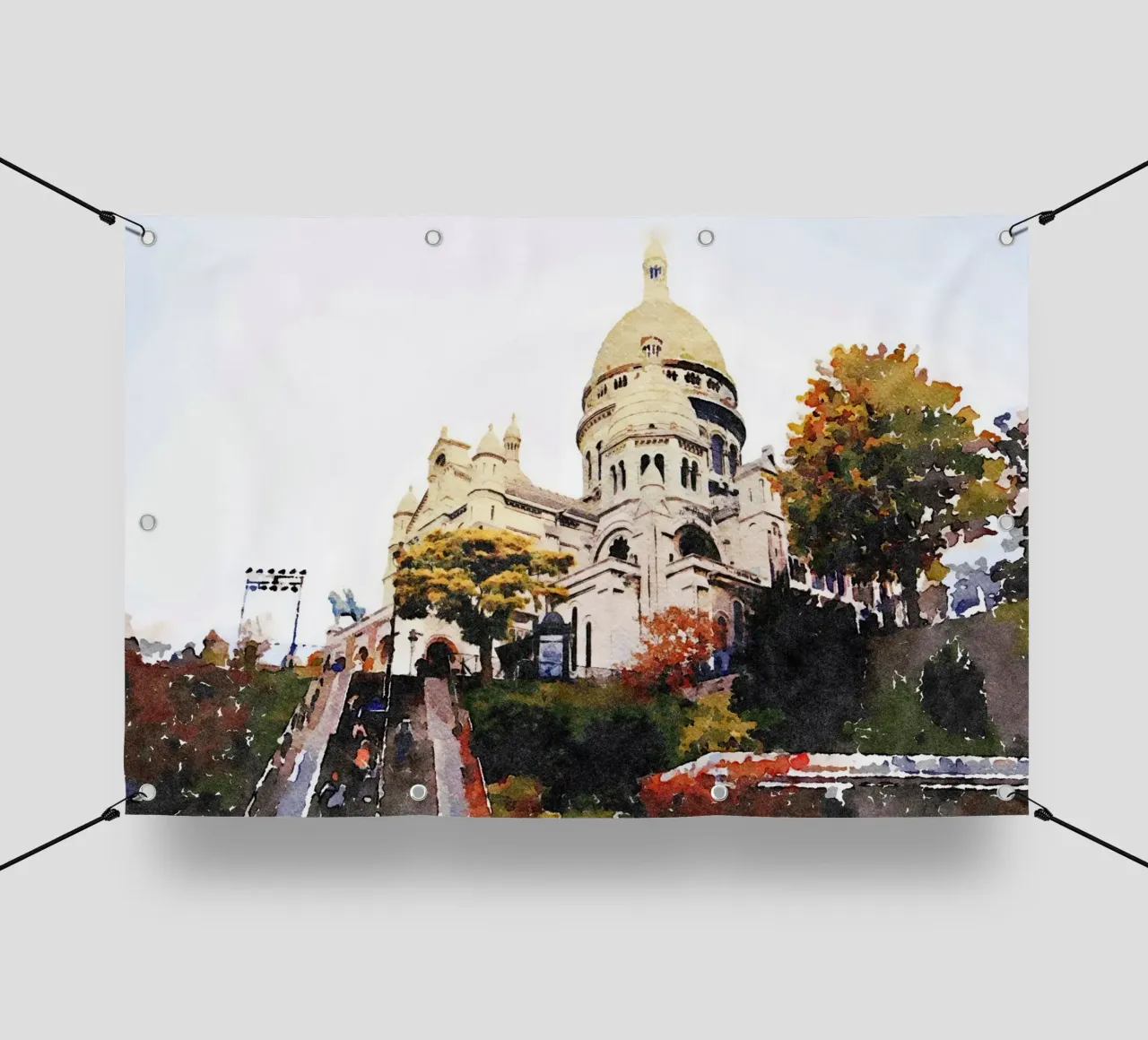Parigi telo in pvc da Massimo Frascogna