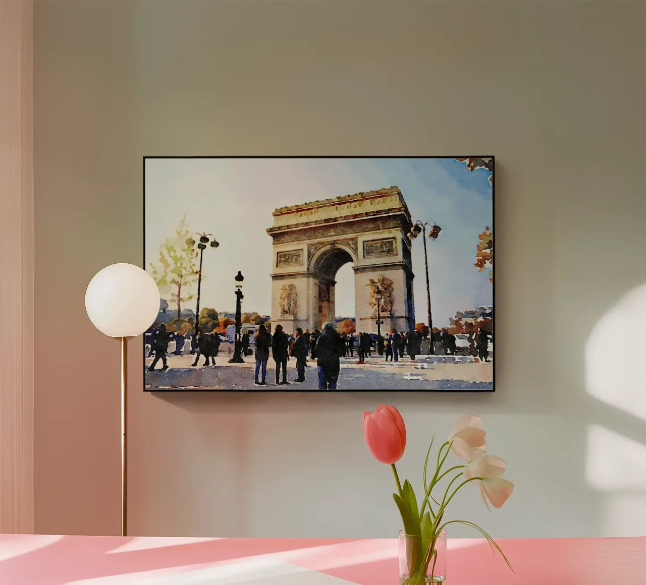 L'arco plexiglass da My Paris