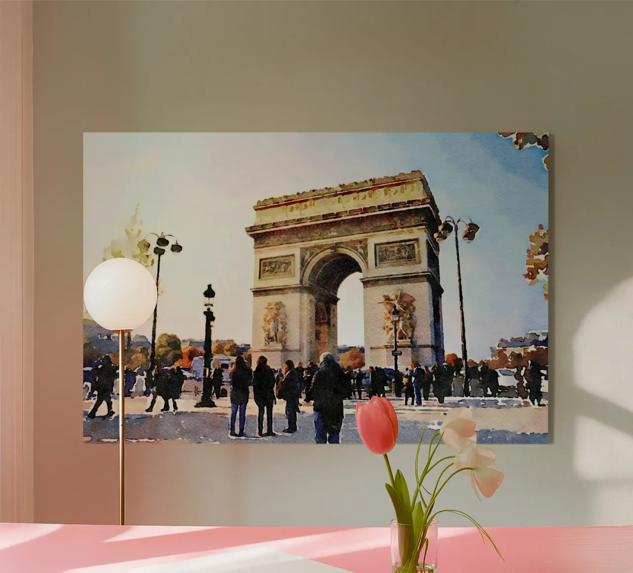 L'arco plexiglass da My Paris