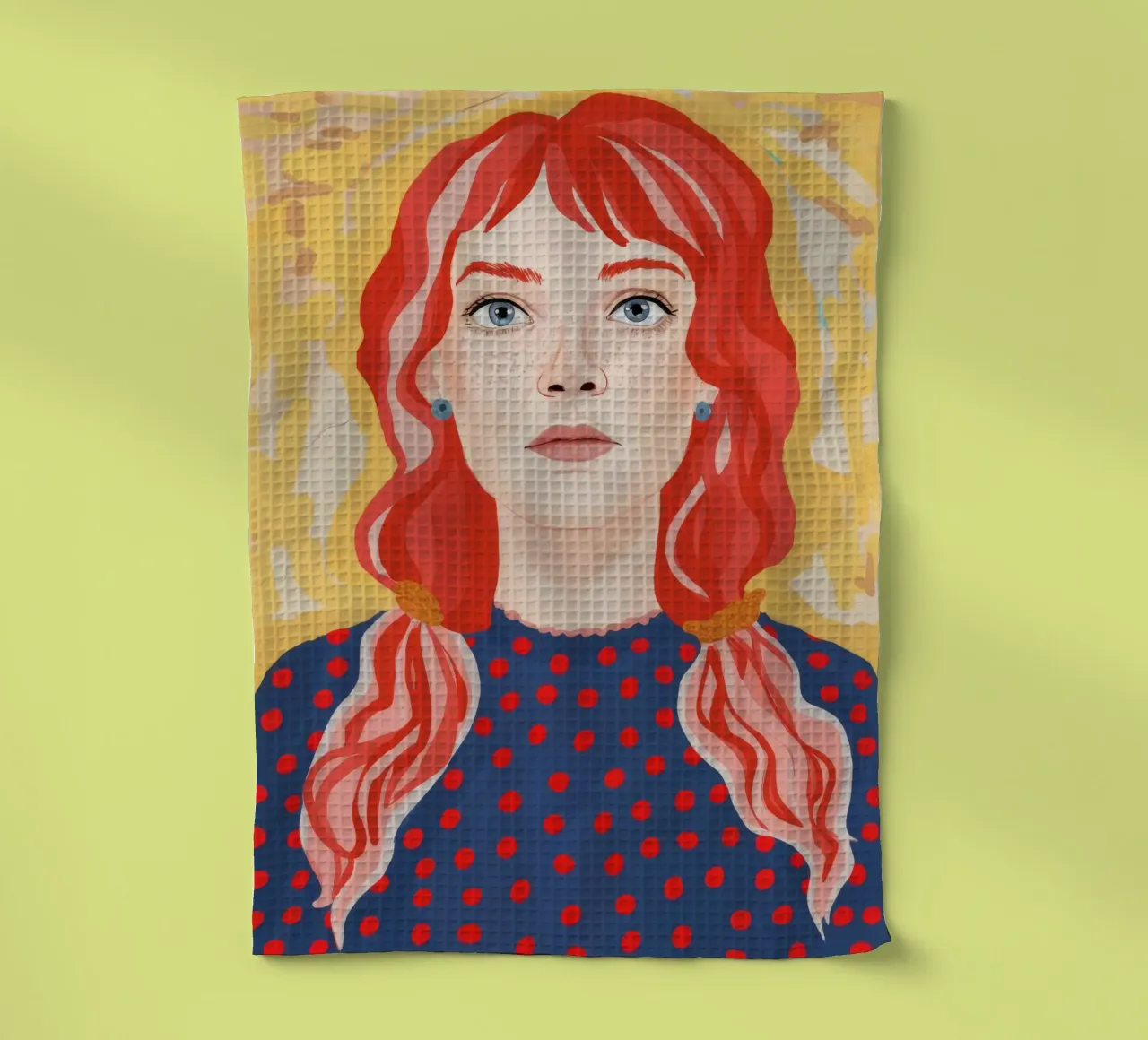 Treccia rossa meraviglia canovaccio da cucina da Arcane Shade