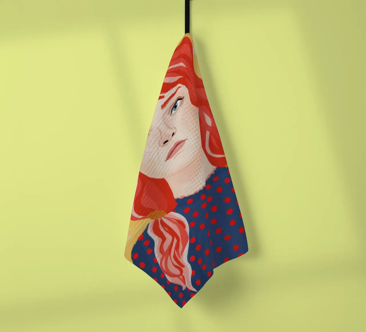 Treccia rossa meraviglia canovaccio da cucina da Arcane Shade