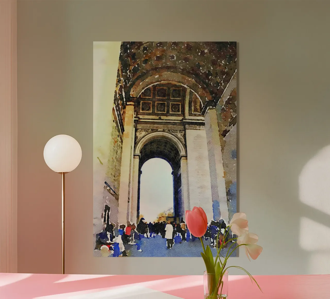 L'arco plexiglass da My Paris