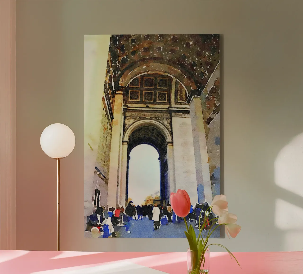 L'arco tela con Cornice a cassetta da Massimo Frascogna