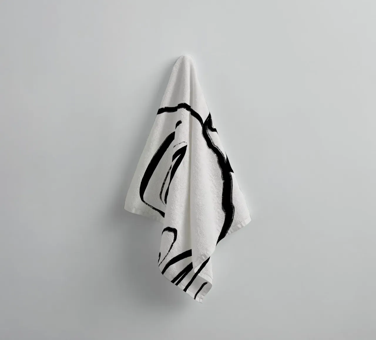 Think Of Me 2 asciugamano da bagno da Graphite