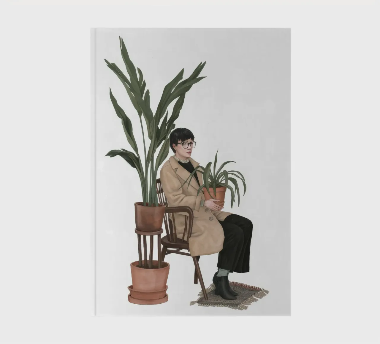 Green Corner Man notebook by Arcane Shade