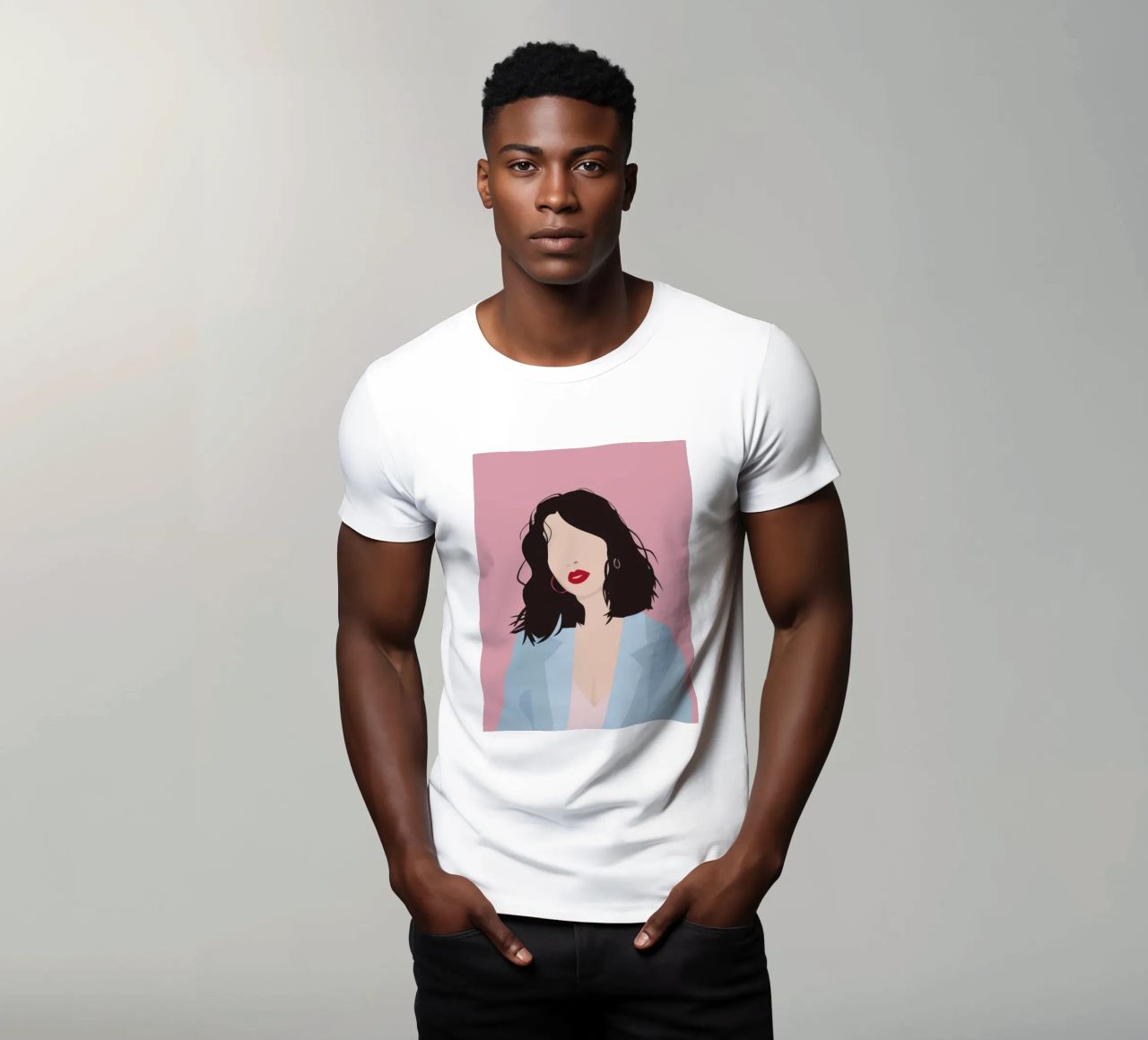 Profilo minimal glam t-shirt da Arcane Shade