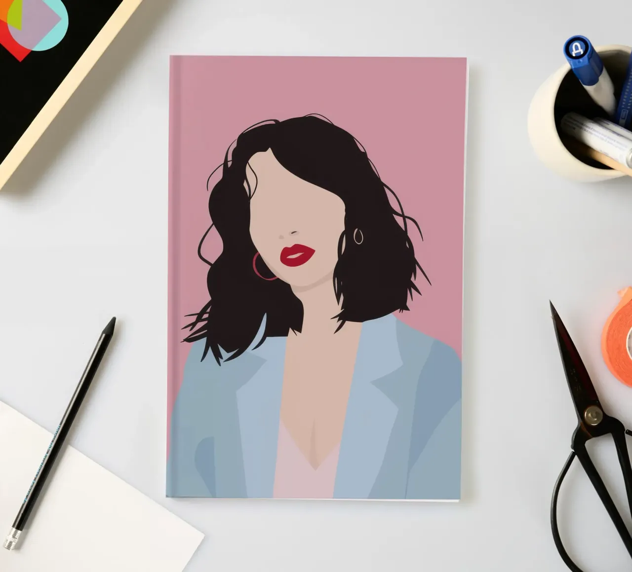 Minimales Glam-Profil Notizbuch von Arcane Shade