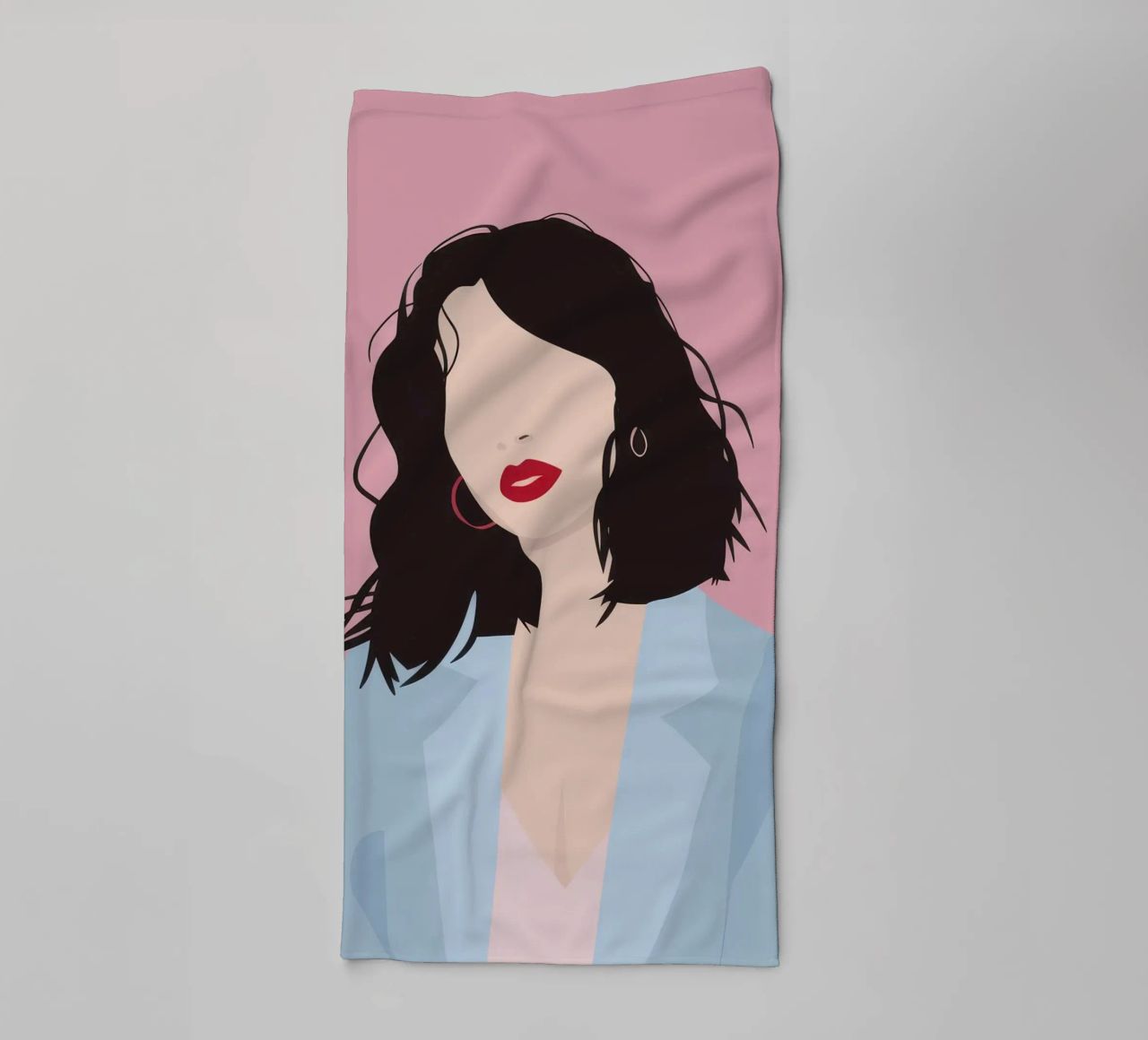 Profilo minimal glam asciugamano da bagno da Arcane Shade