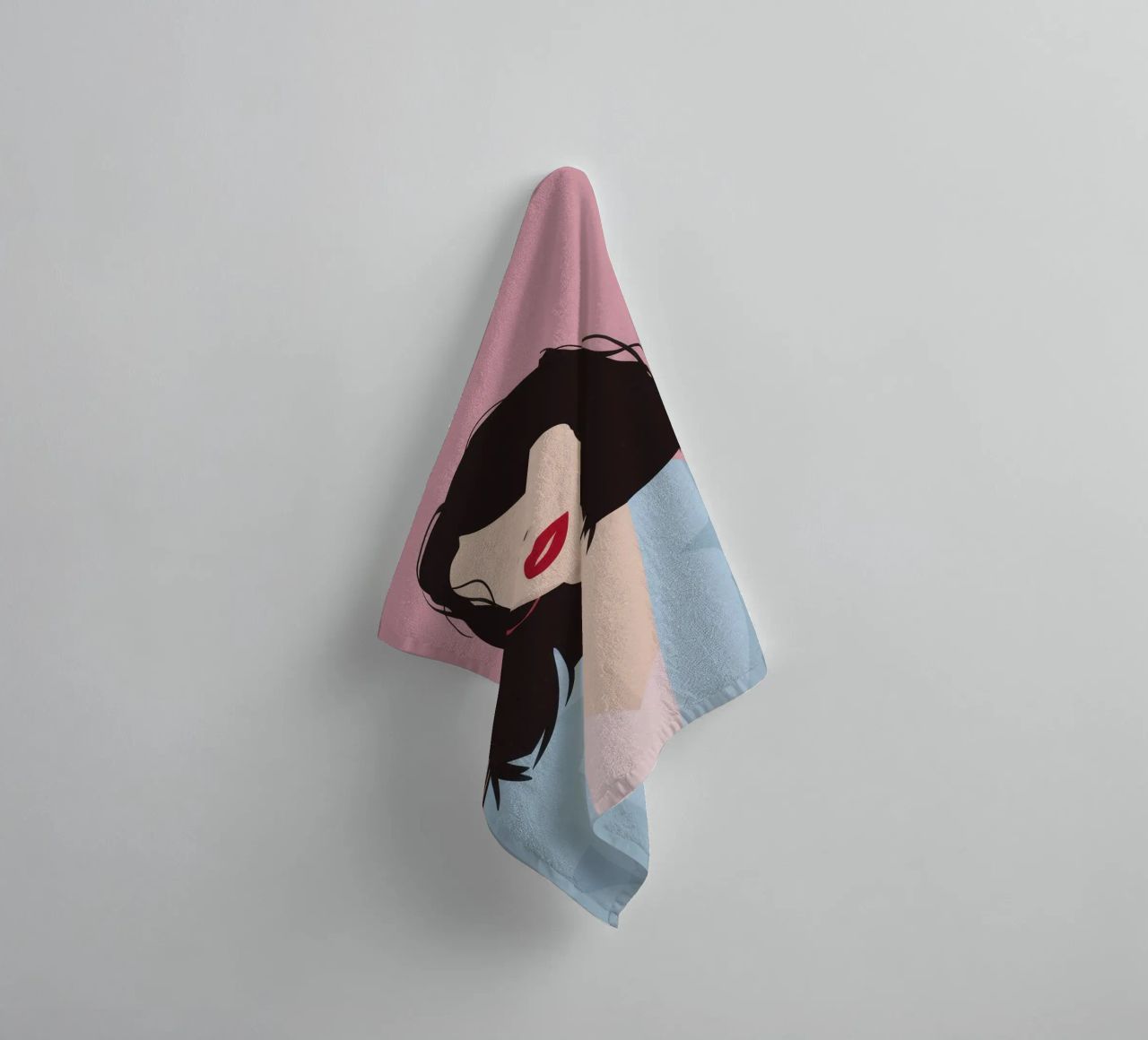 Profilo minimal glam asciugamano da bagno da Arcane Shade
