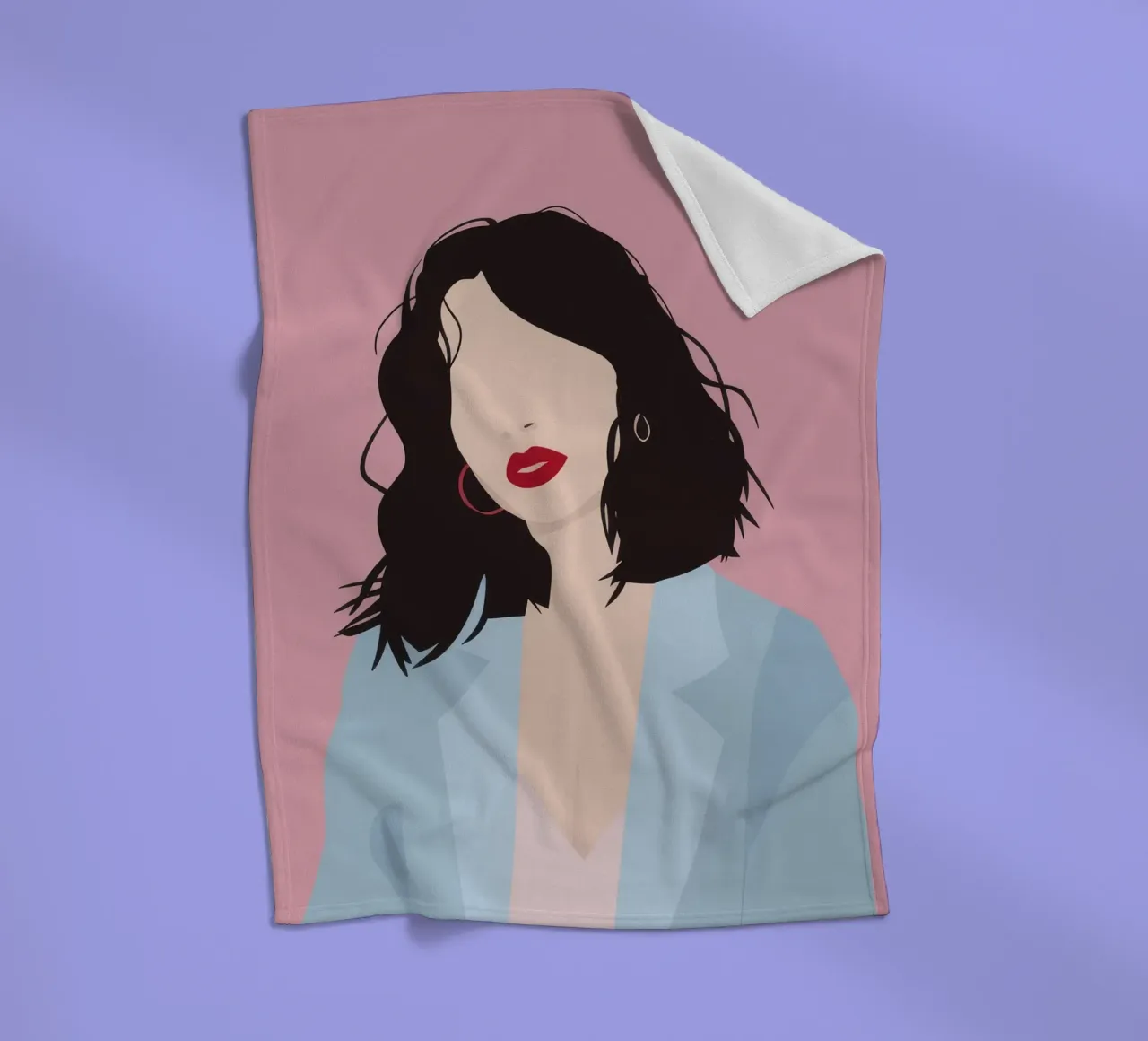 Profilo minimal glam coperta in pile da Arcane Shade