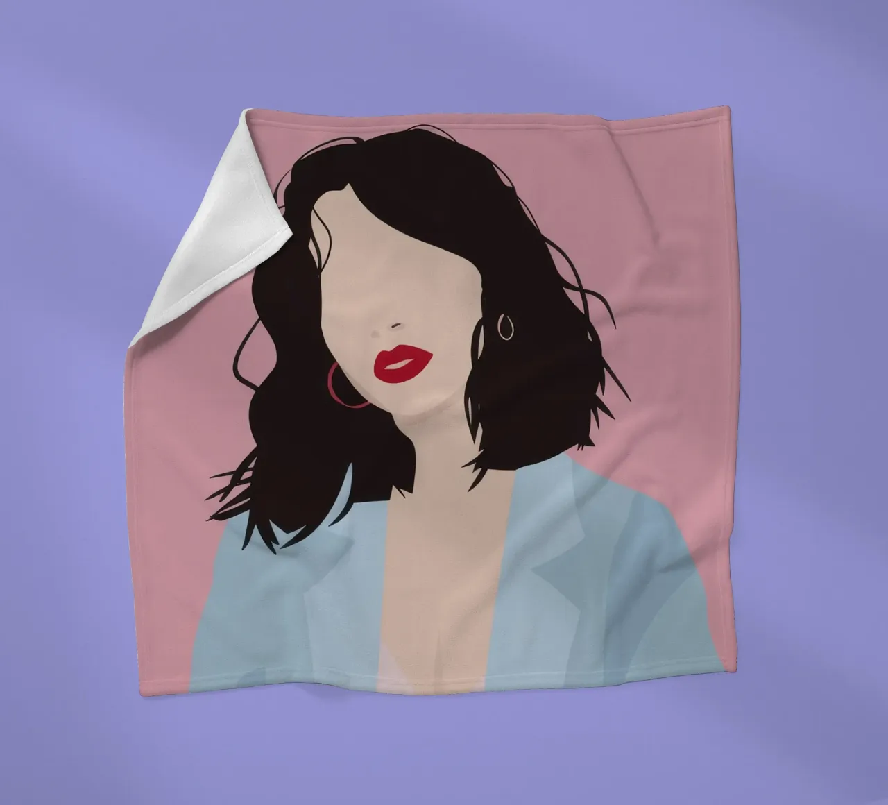 Profilo minimal glam coperta in pile da Arcane Shade