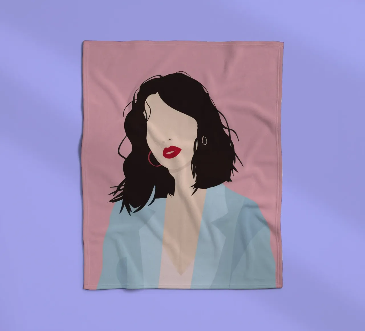 Profilo minimal glam coperta in pile da Arcane Shade