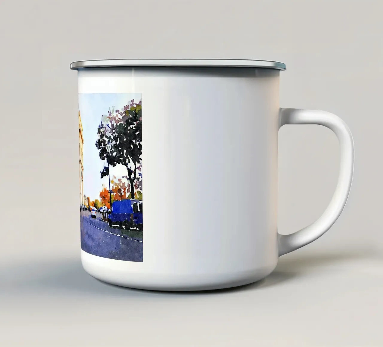 L'arco tazza in smalto da Massimo Frascogna