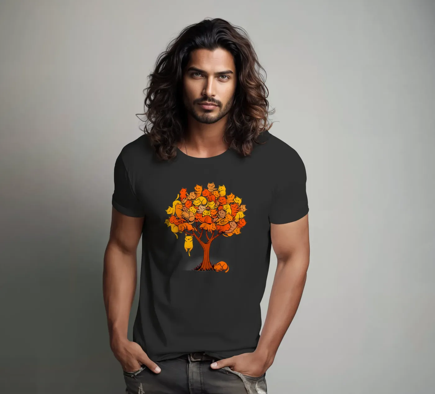 Cat Tree t-shirt da Tobe Fonseca