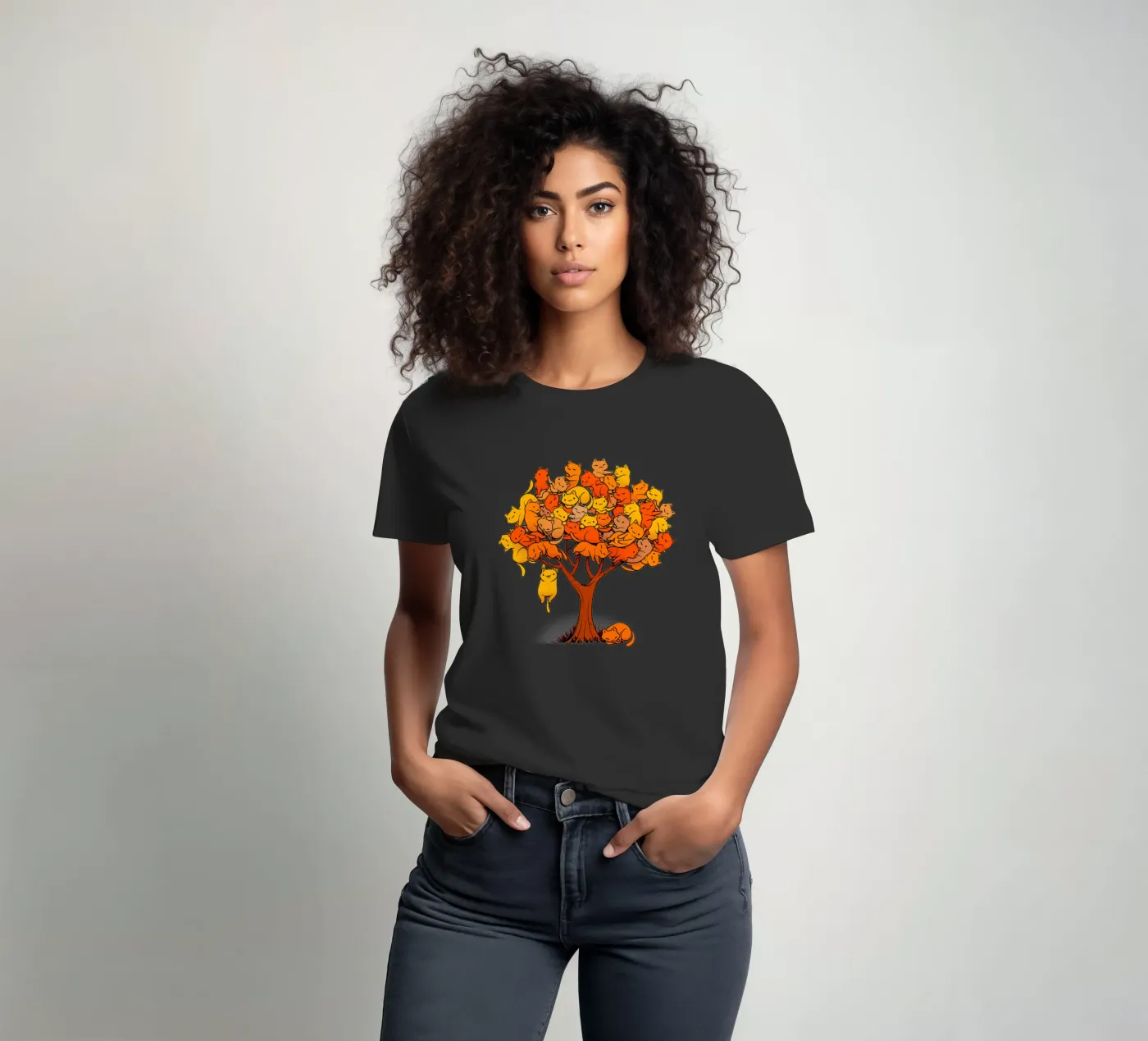 Cat Tree t-shirt da Tobe Fonseca