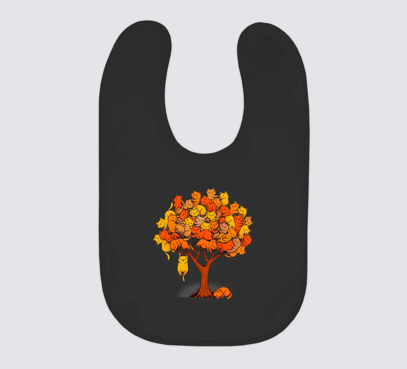 Cat Tree baby bib by Tobe Fonseca