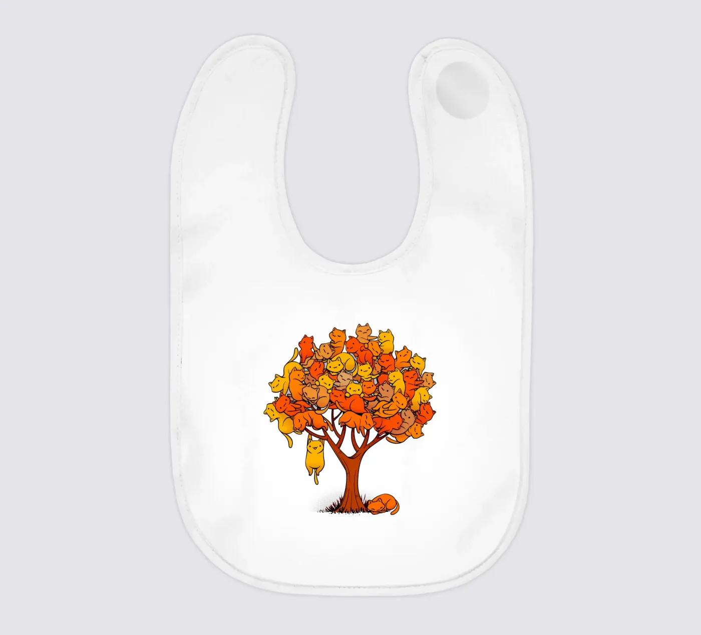 Cat Tree baby bib by Tobe Fonseca