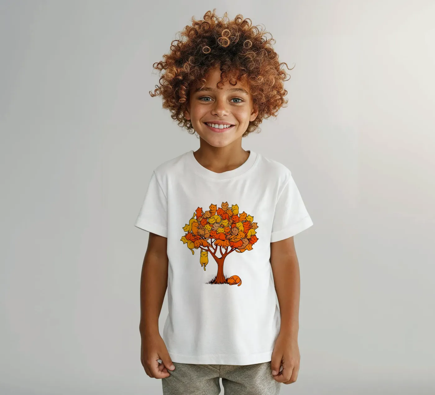 Cat Tree t-shirt bambini da Tobe Fonseca