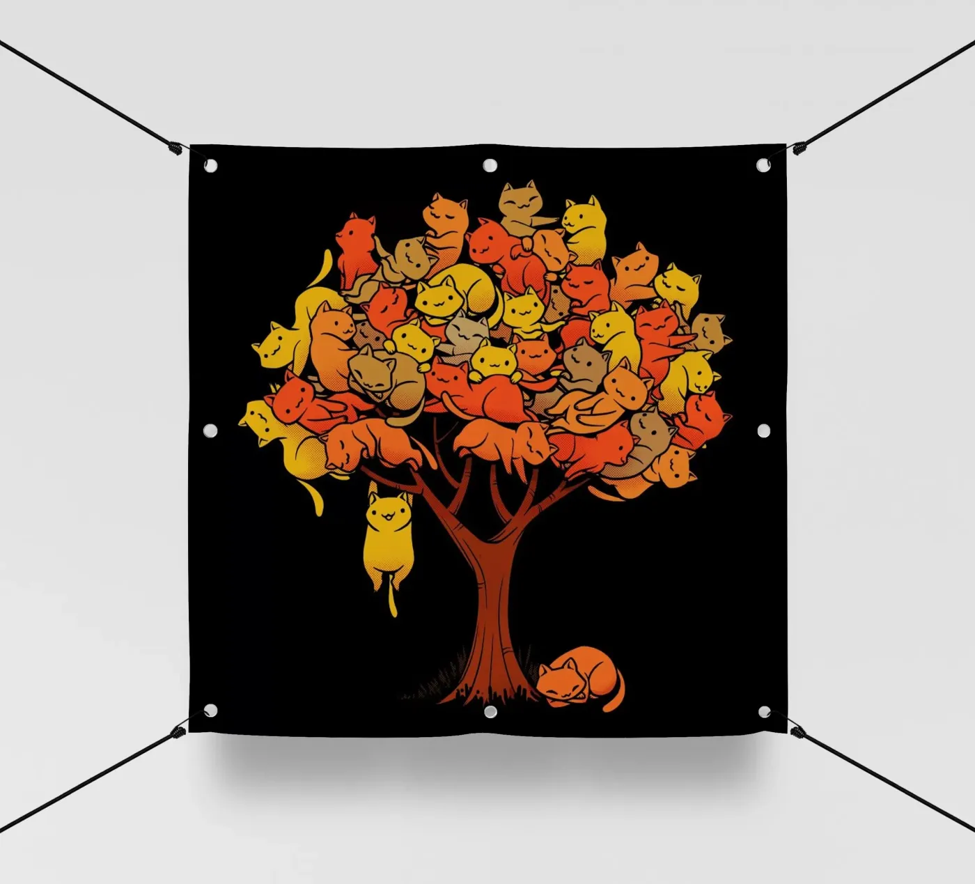 Cat Tree telo in pvc da Tobe Fonseca