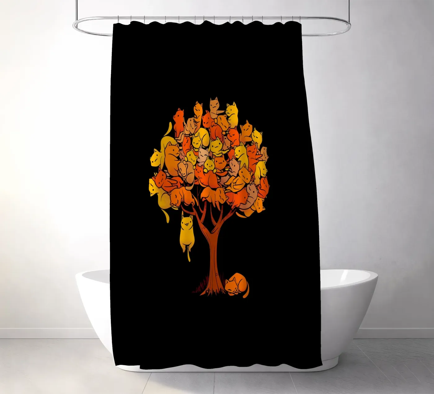 Cat Tree douchegordijn van Tobe Fonseca