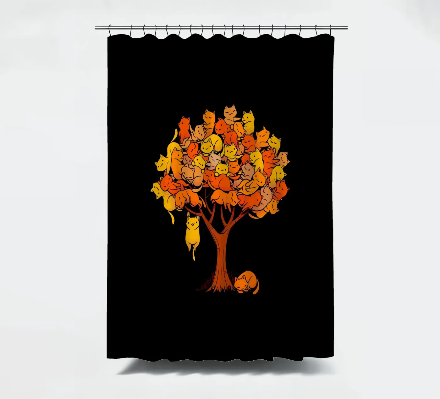 Cat Tree douchegordijn van Tobe Fonseca