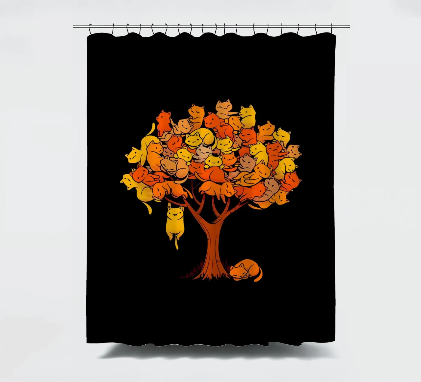 Cat Tree douchegordijn van Tobe Fonseca