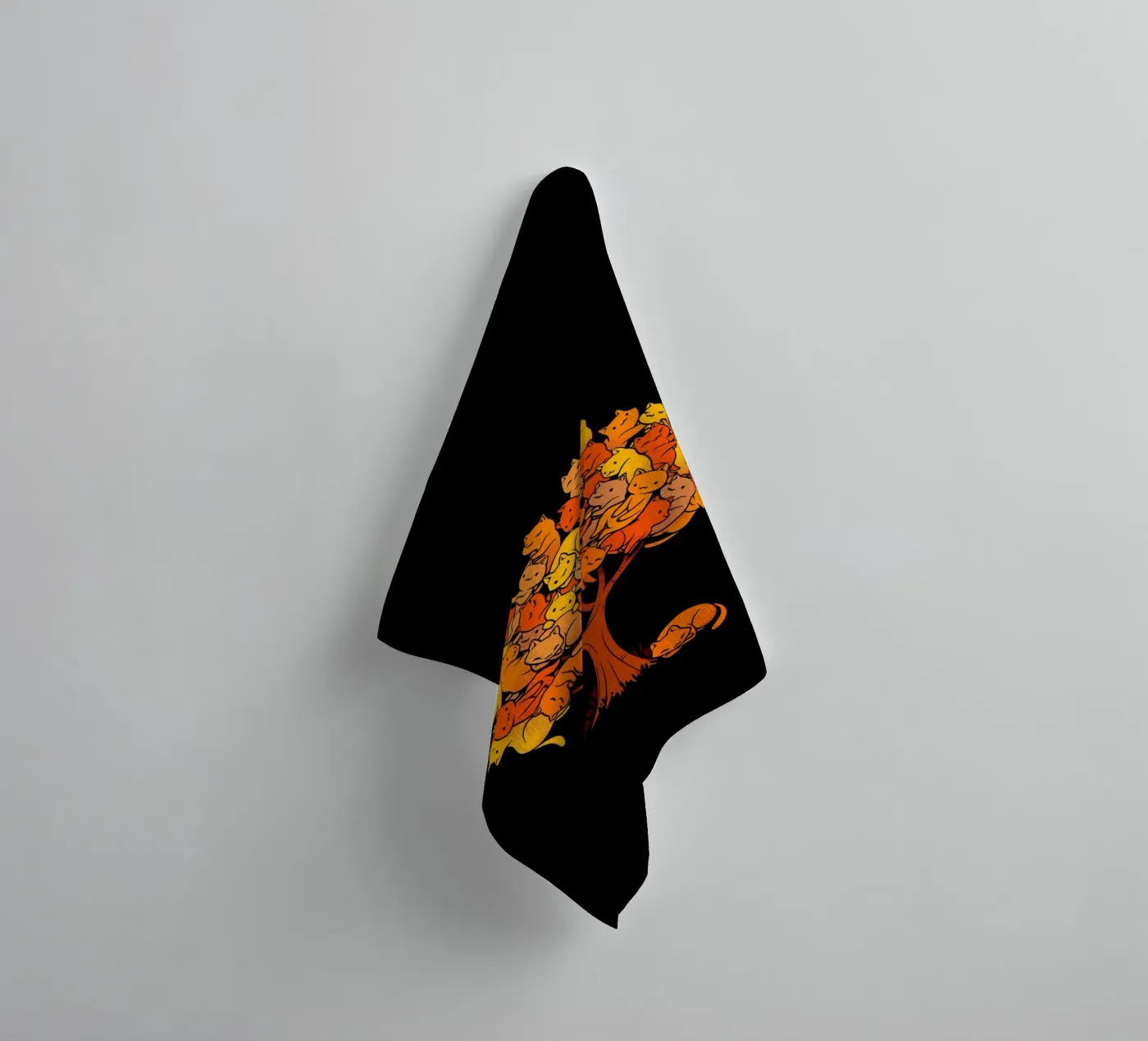 Cat Tree badhanddoek van Tobe Fonseca