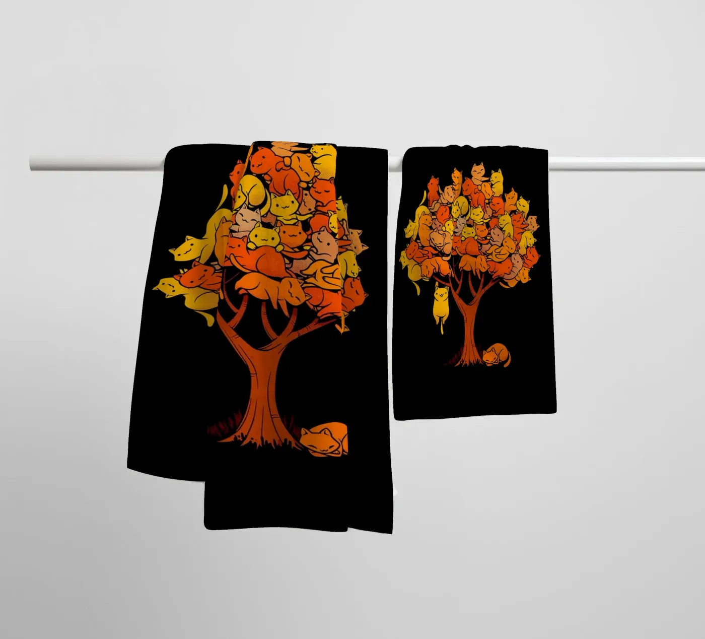 Cat Tree badhanddoek van Tobe Fonseca