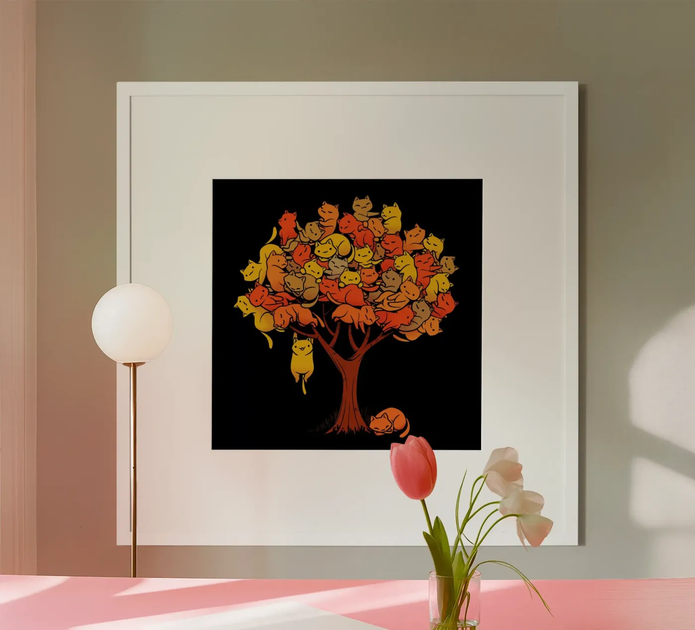 Cat Tree poster van Tobe Fonseca