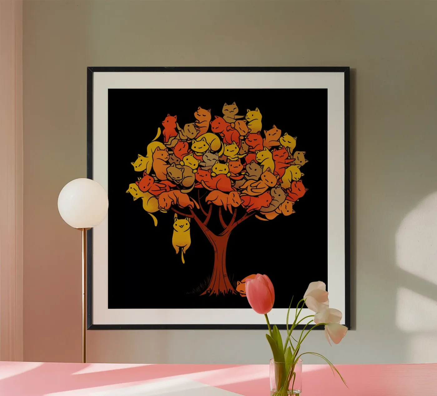 Cat Tree poster van Tobe Fonseca