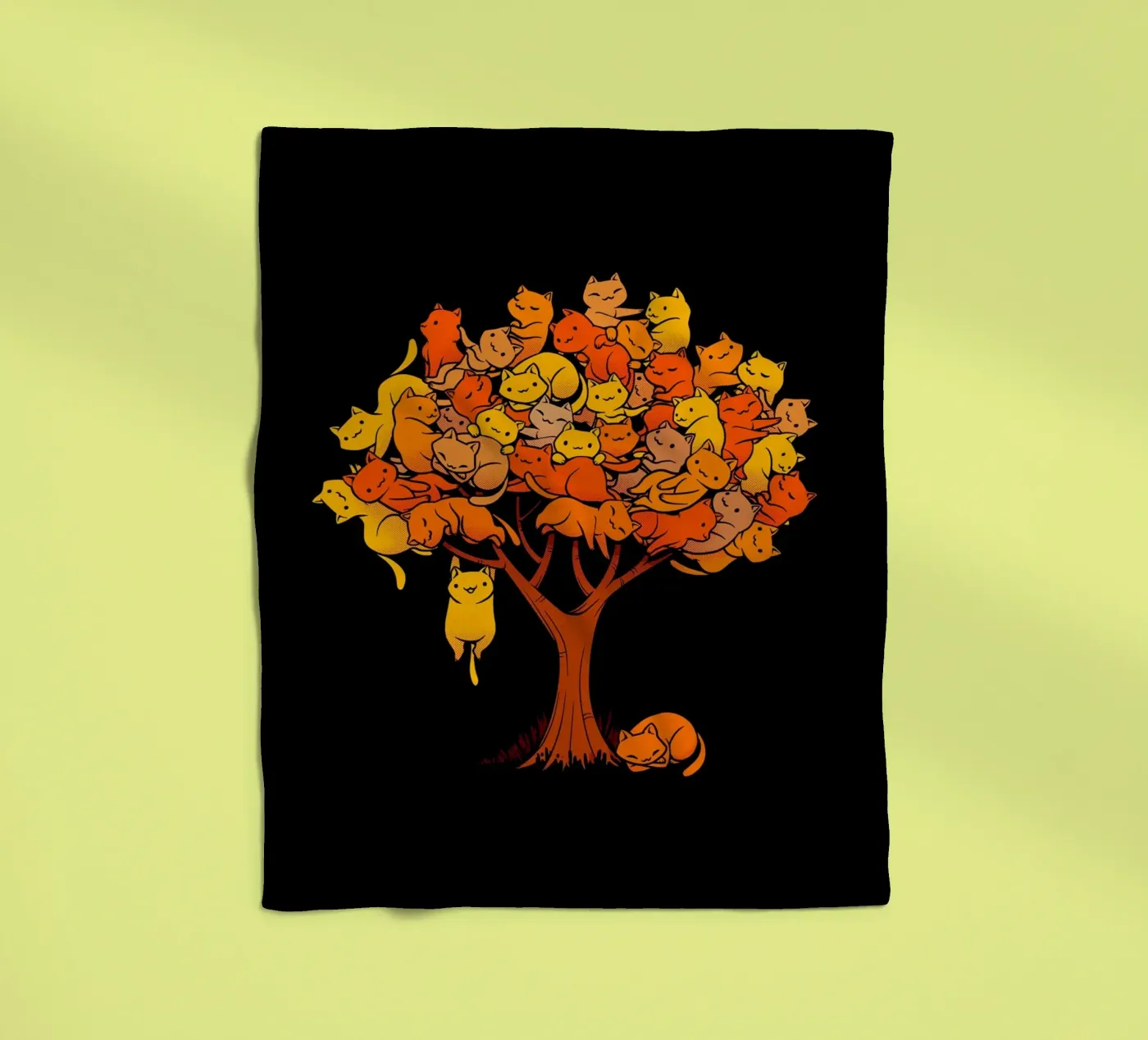 Cat Tree Fleecedecke von Tobe Fonseca