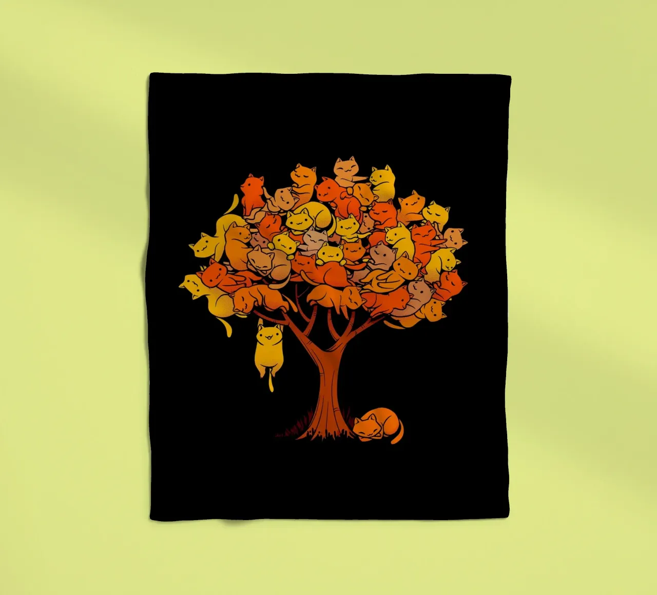 Cat Tree Fleecedecke von Tobe Fonseca