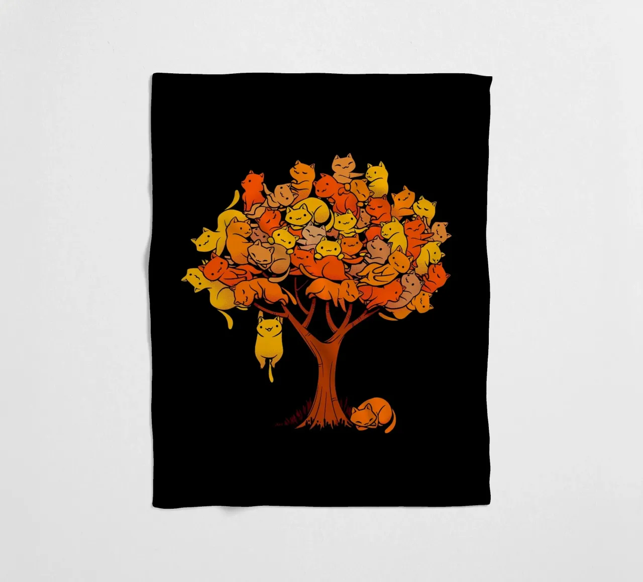 Cat Tree Fleecedecke von Tobe Fonseca