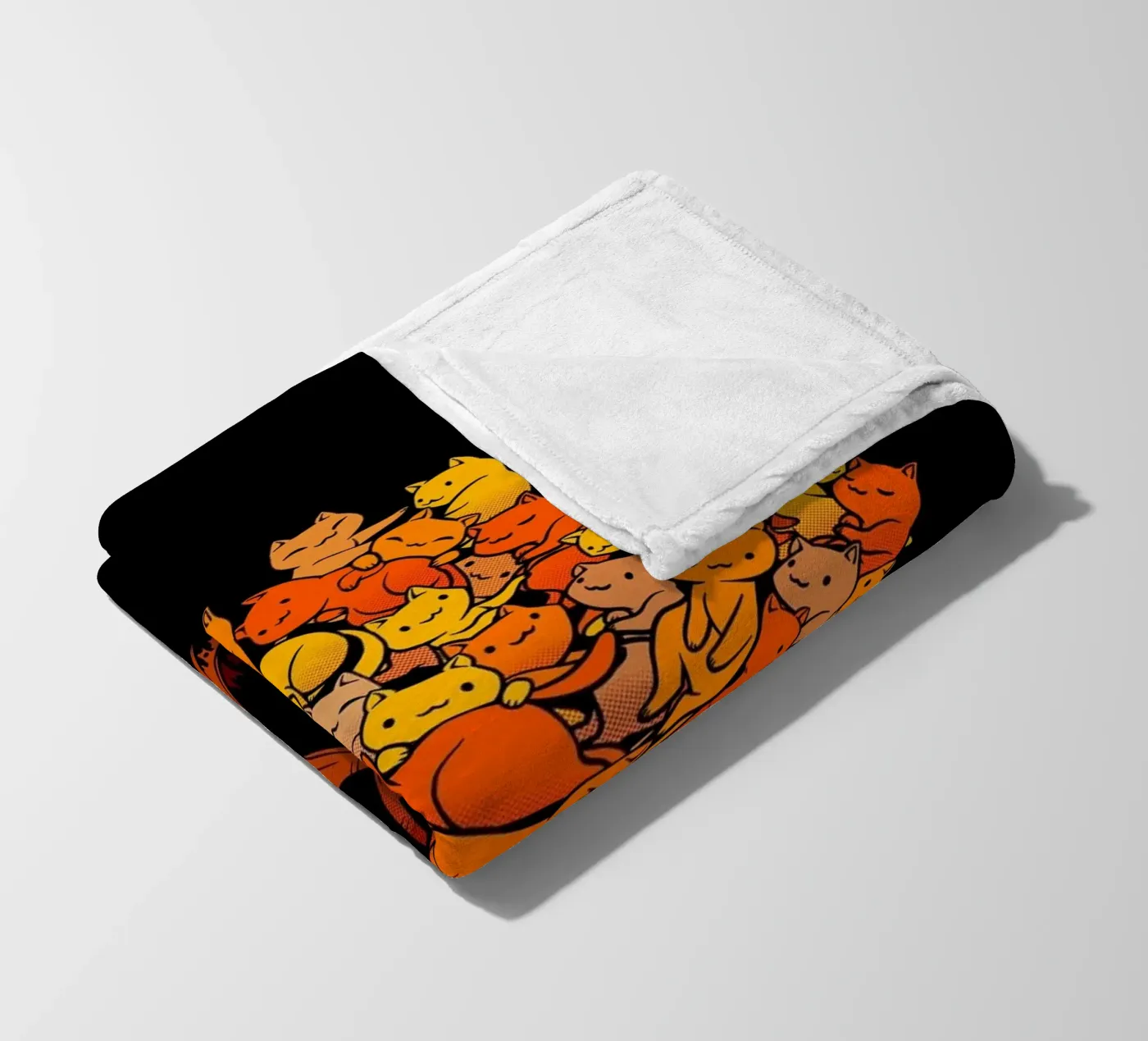 Cat Tree fleece blanket by Tobe Fonseca