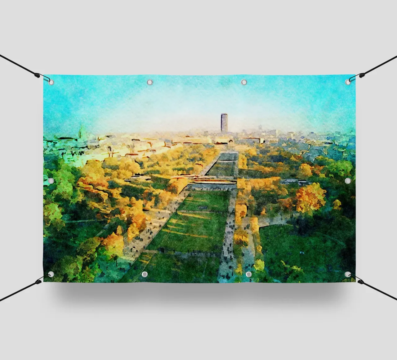 Parigi telo in pvc da Massimo Frascogna