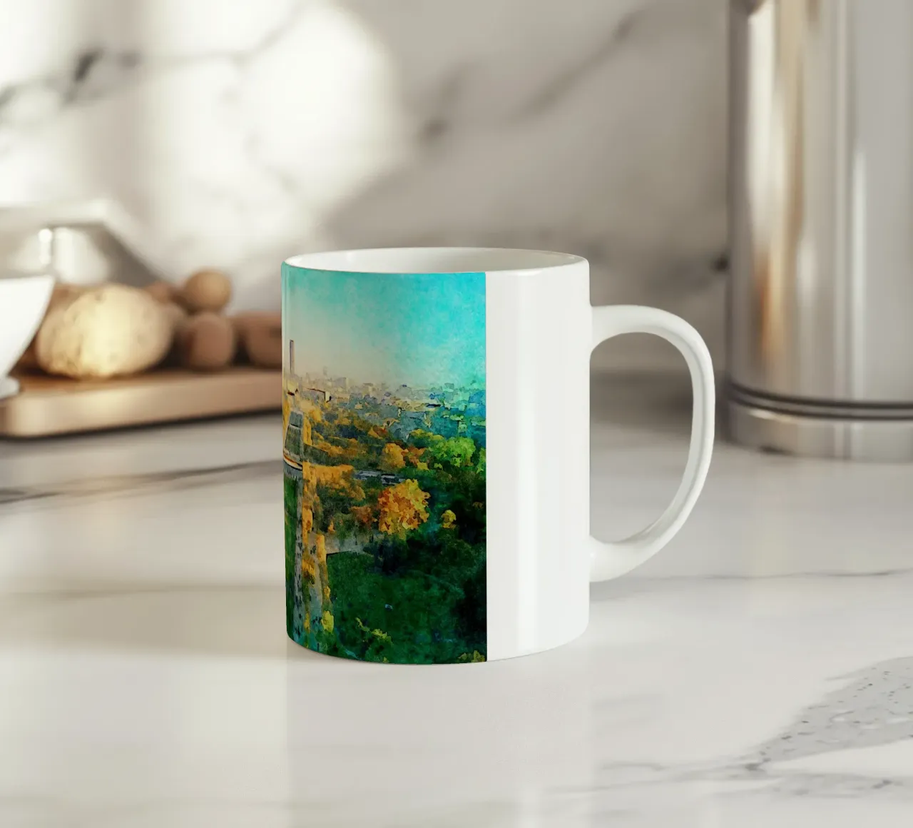 Parigi tazza in ceramica da Massimo Frascogna